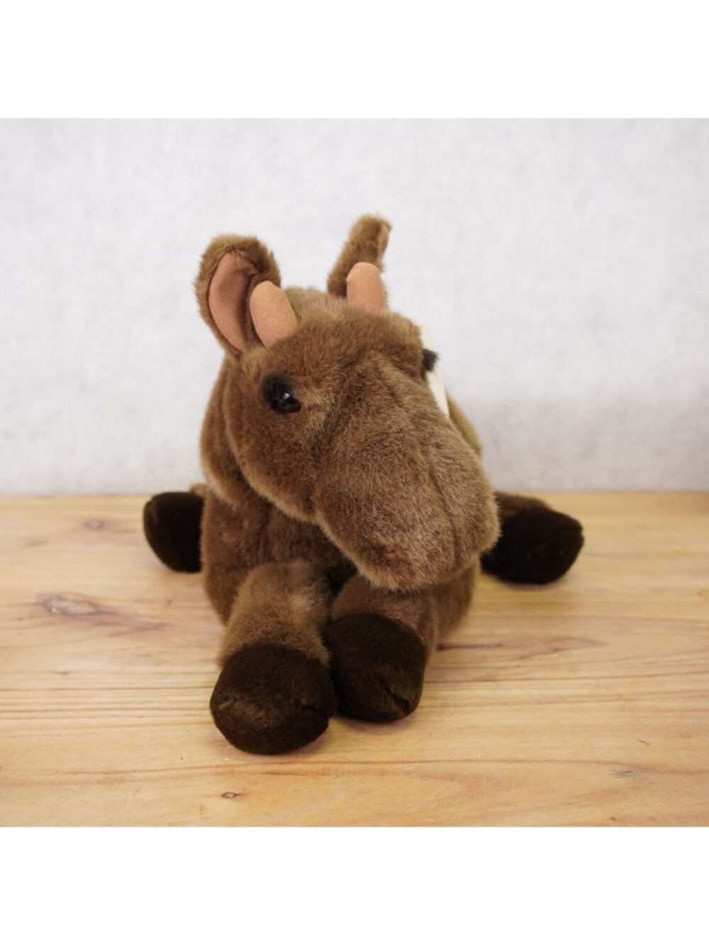 Dakin Brown Soft Mannie Moose Huggables Plush Stuffed Toy Friend 15" NWT - Picture 2 of 13